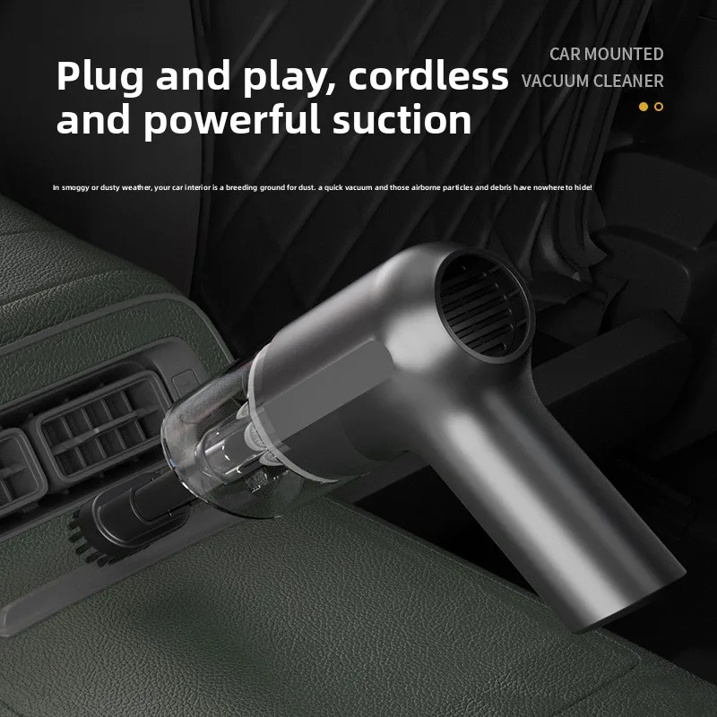 مكنسة كهربائية للسيارة عبر الحدود مع شفط قوي للغاية لاسلكي عالي الطاقة وشفط عالي الطاقة للسيارة المنزلية الكل واحد