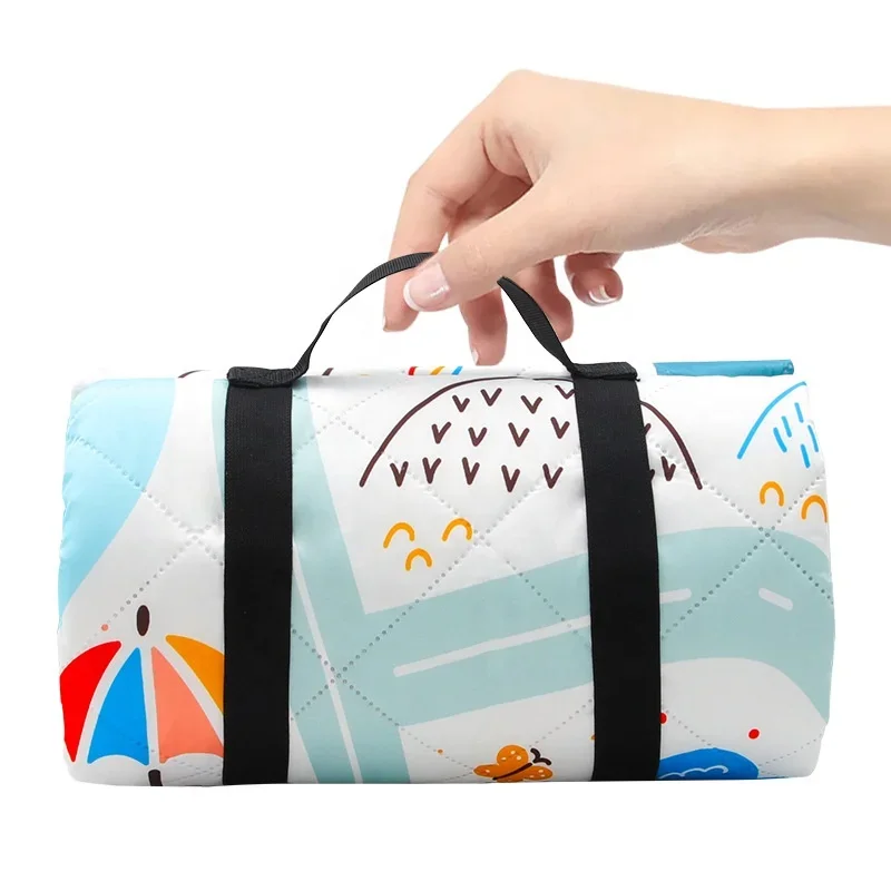 Outdoor Picnic Blanket Travel BBQ Custom Printed Camping Picnic Mat Floor Carpet