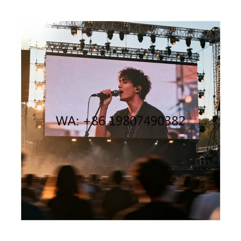 Multi-spec Full Color LED Screen Outdoor Rental Display For Live Show Wedding Background Stage Commercial Advertising Events