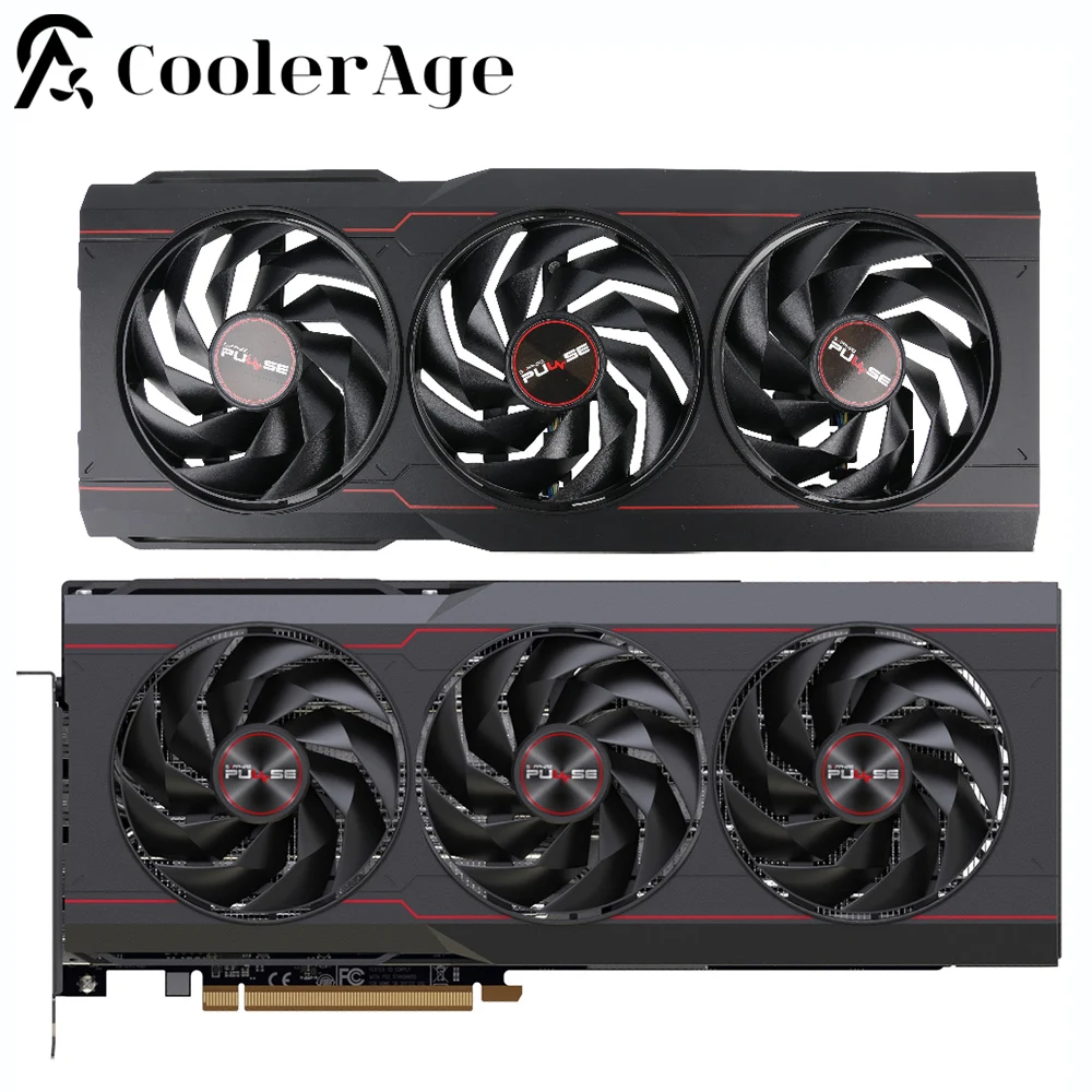 

88MM FD9015H12D Video Card Fan For Sapphire PULSE AMD Radeon RX 7900XTX 7900XT Graphics Card Replacement Fan