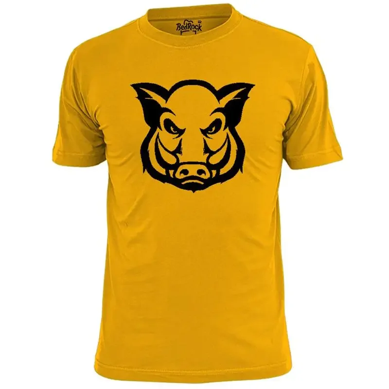 Mens Wild Boor Stencil V 2 T Shirt Wildlife Nature Animals