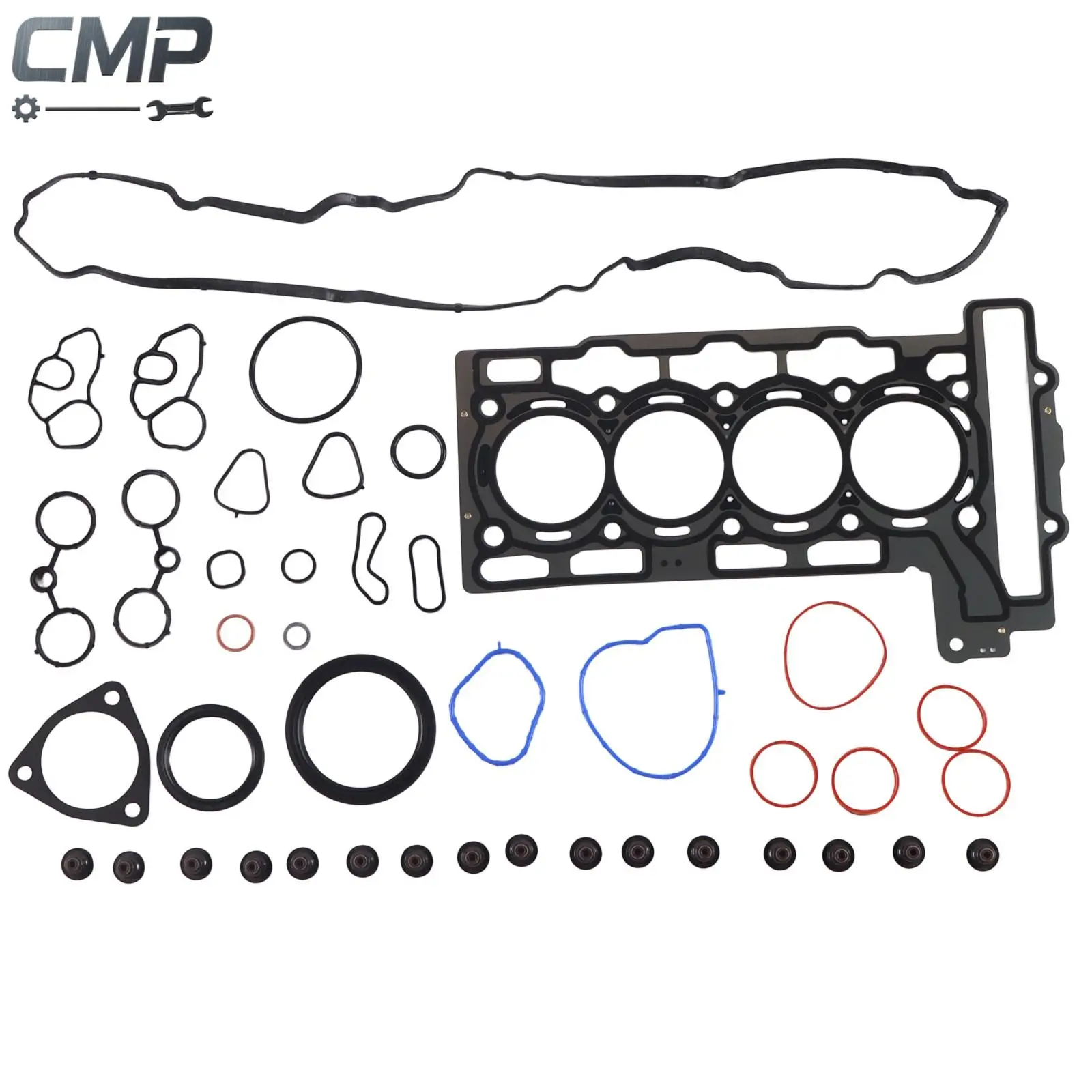 

Комплект прокладок и уплотнений для капитального ремонта двигателя N14 N14B16A N14B16C для MINI Cooper Clubman Countryman Paceman R55 R56 R57 R60 R61 11127567877