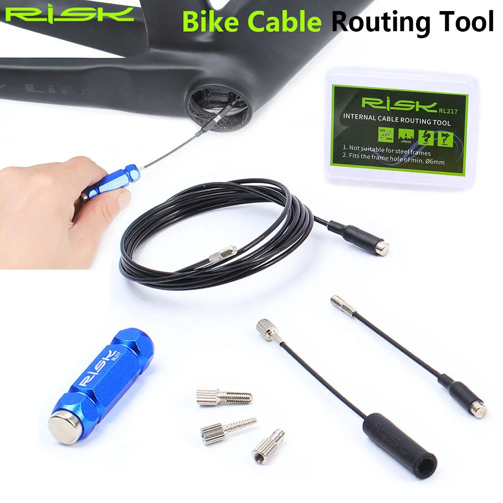 Risico Mtb Racefiets Interne Kabel Routing Tool Fiets Frame Shift Hydraulische Slang Binnenkabelgeleider Met Magneet Fiets Reparatie Tool