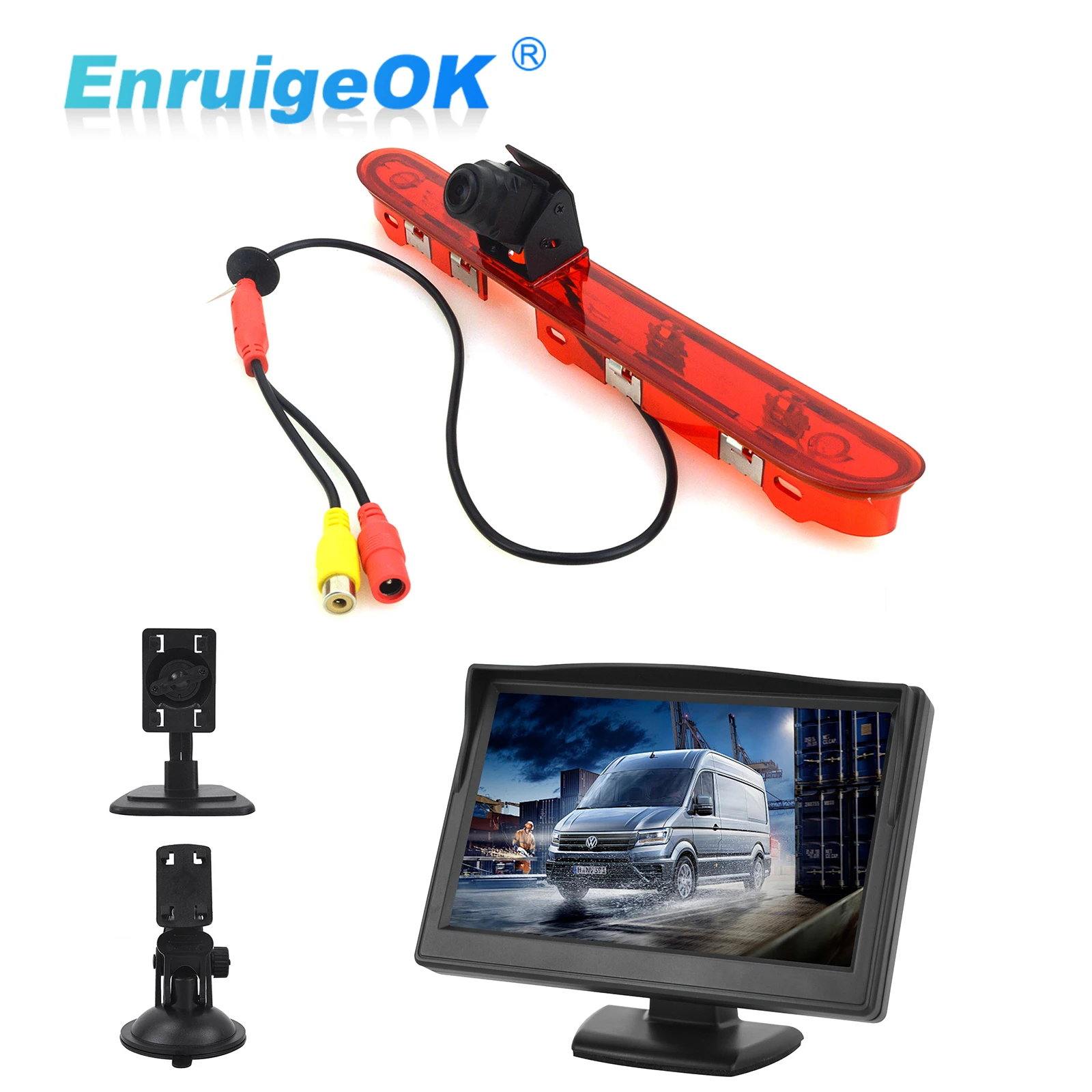 

Brake Light Reversing Camera Monitor Kit for Peugeot Expert,Citroen Jumpy,Toyota ProAce,Vauxhall Vivaro Rear View Reverse Camera
