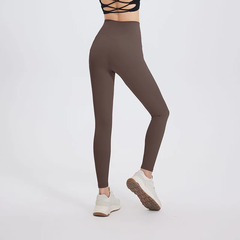 Women Sport Leggings Elastic Leggings Yoga Leggings High Waisted Tummy Control Leggings Women Fitness Elastic Tights Soft Fabric