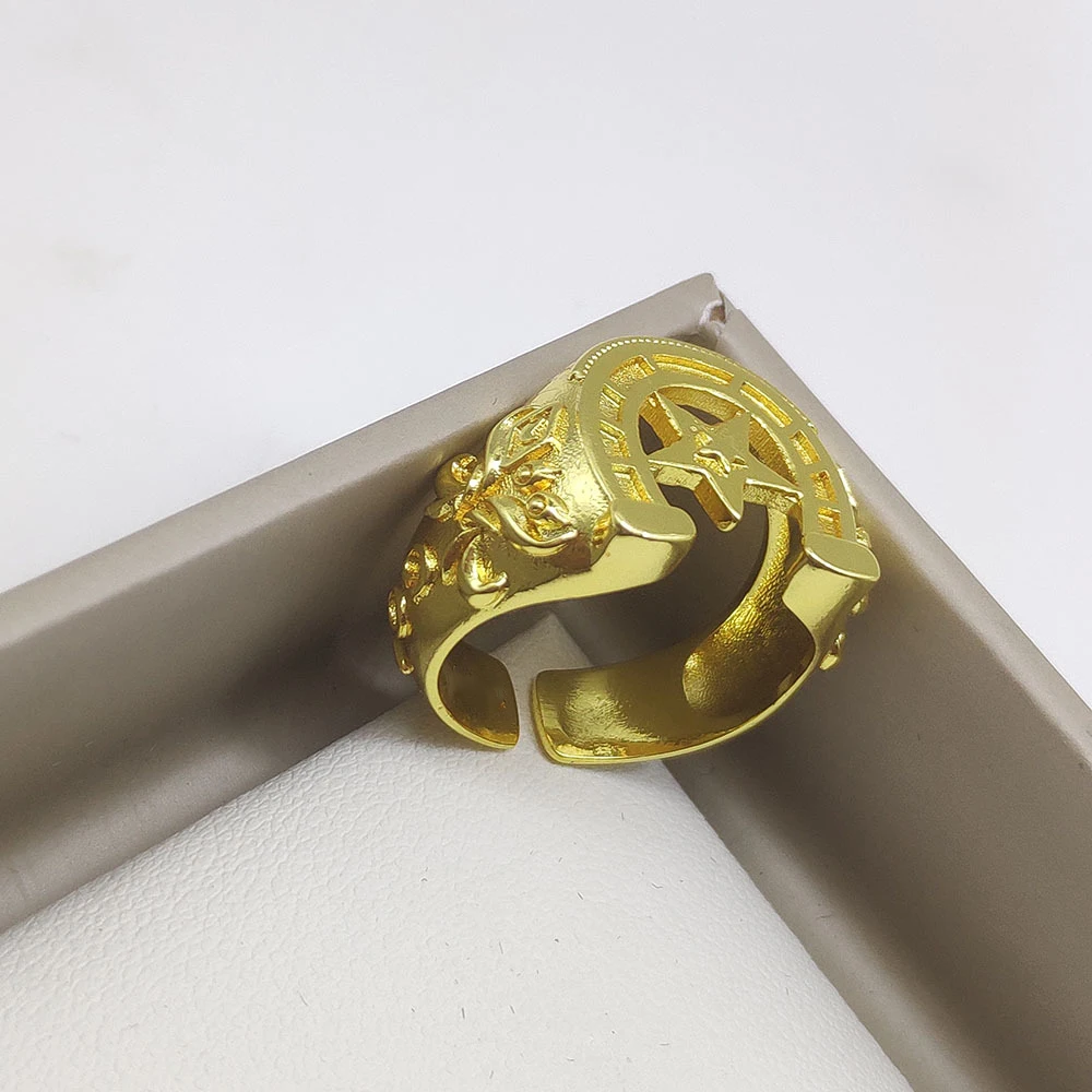 حلقات نجمية معدنية من الفولاذ الأنمي للأطفال ، مجوهرات حفلات ، إكسسوارات ملابس ، هدايا أصدقاء ، أنيمي ، موضة ، لونين #2