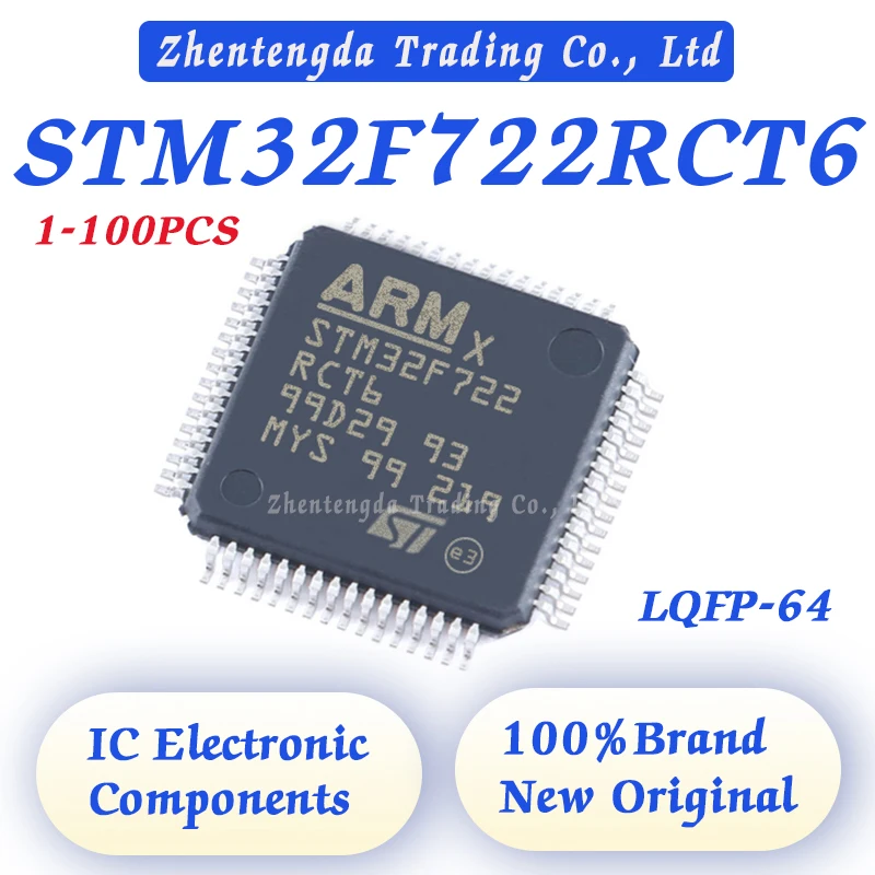 

1PCS-100PCS STM32F722RCT6 STM32F722RC STM32F722R STM32F722 STM32F STM32 STM IC MCU LQFP64