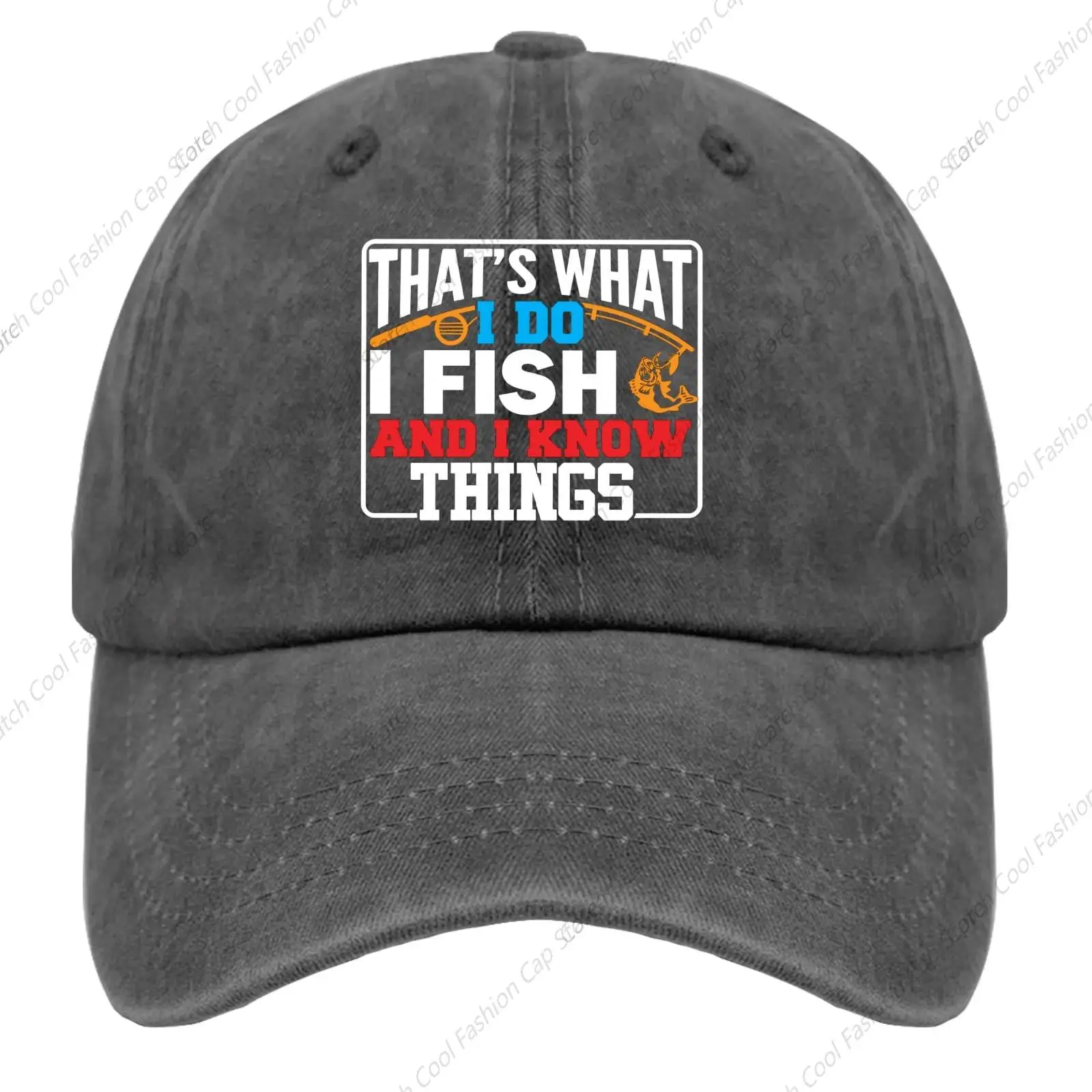 

That's What I do and What I Know Baseball Cap for Men Women Vintage Trucker Denim Hat Washed Cotton Fashion Unisex Adjustable