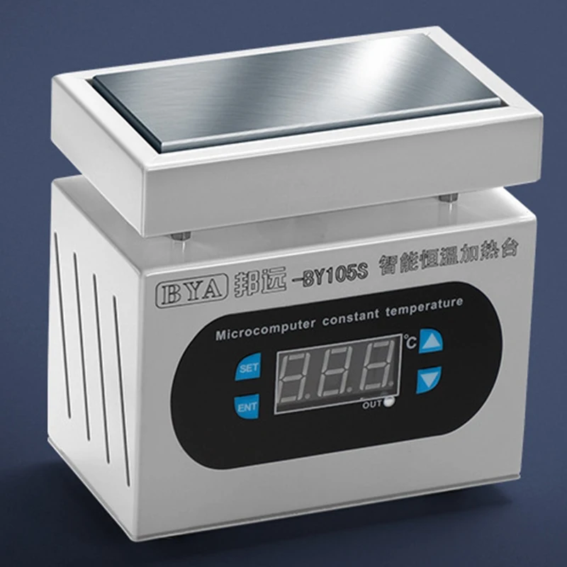 50*100mm Heating Station Electronic Hot Plate Table Preheating Platform Room temperature~400℃ For BGA PCB SMD LCD Touch Screen