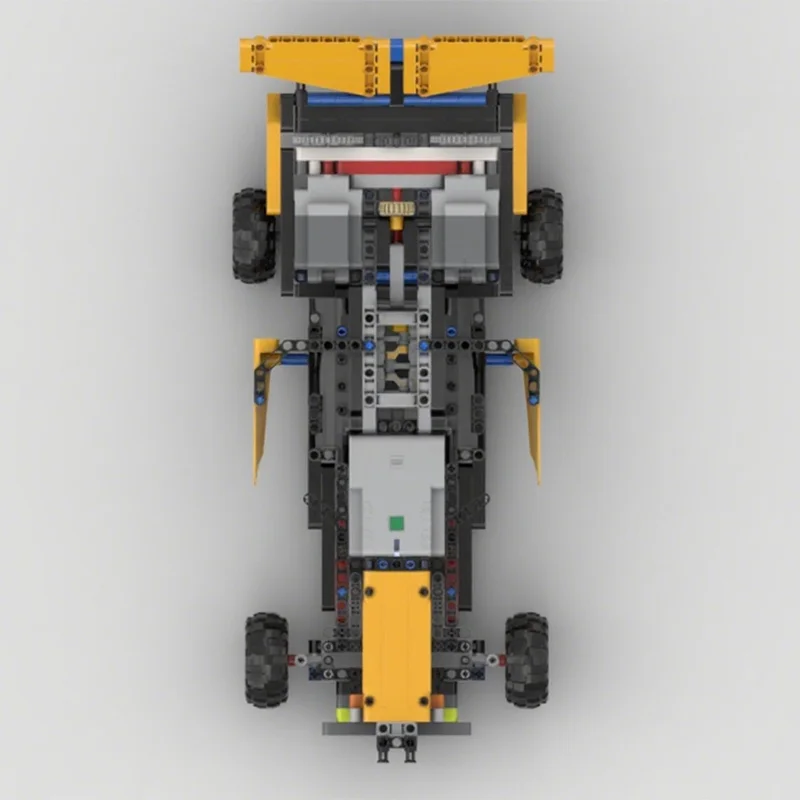 581 قطعة MOC بسيط RC سباق السيارات النموذج الفني اللبنات العمارة تجميع اللعب DIY فكرة هدايا عيد الميلاد الطوب عيد ميلاد #4