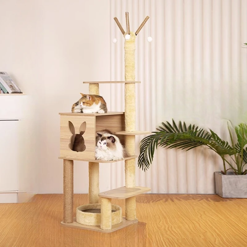 

Accessories Board Cat Scrapers Climbing Cute Climbing Shelf Tree Tower Cat Scrapers High Rascadores De Gato Cat Supplies MR50CS