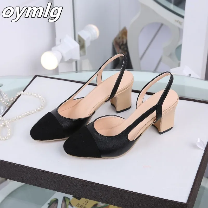 2020 vendita calda estate scarpe da donna scarpe eleganti tacco medio testa quadrata moda sandali da festa di nozze scarpe Casual da donna