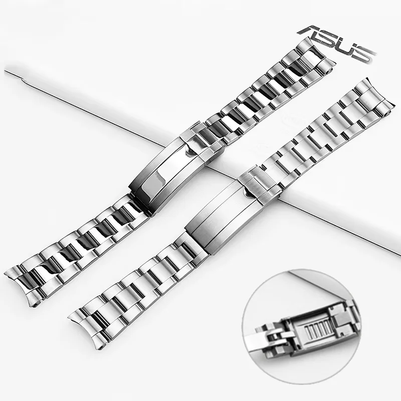 Watch Band For Rolex SUBMARINER DAYTONA Yacht-Master GMT Watch Band Strap glidelock Clasp 904 Stainless Steel Bracelet 20mm 21mm