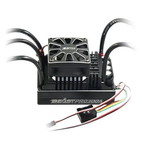 ZTW Beast Pro 300A Waterproof ESC 6-12S Lipo W/ Double Fan for 1/5 Buggy Truck Rc Car Parts