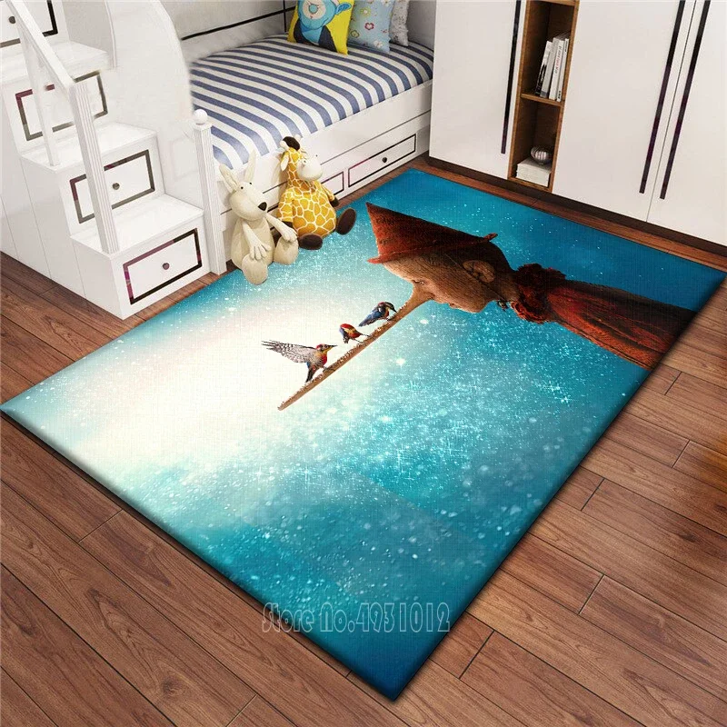 Disney Pinocchio Cartoon Friends Rug Carpets 80x120cm Decor for Bathroom Kids Floor Mat Living Room Children's Bedroom Sofa