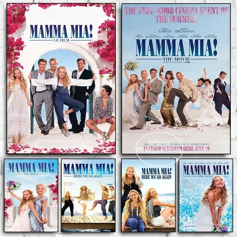 Mamma Mia! Poster Classic TV Show Canvas Painting HD Print Pictures for Bedroom Club Coffee Cinema Wall Home Decor Cuadros Gifts