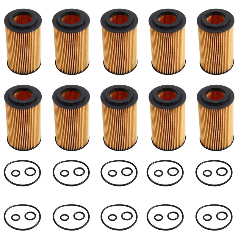 

10Pcs Oil Filter A6511800109 For Mercedes Benz C Class W204 C204 2011 2012 2013 2014 C220 C250 CDI AT OM651-N31R