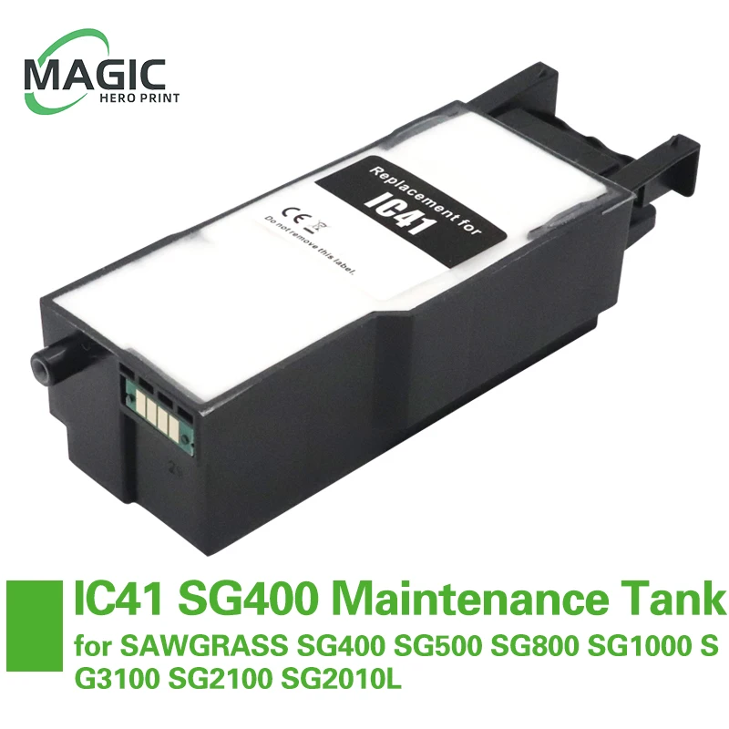 ถังเก็บขยะ IC41 GC41ได้อย่างมหัศจรรย์ถังเก็บหมึกเสียสำหรับ SG800โรงเลื่อย SG400 SG500 SG3100 SG1000เครื่องพิมพ์ SG2010L SG2100