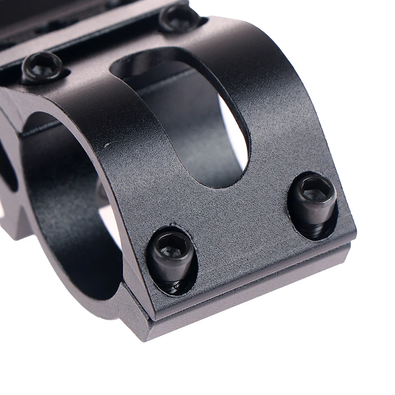 25.4/30mm 45 Degree Offset with 25.4mm/ 30mm Rings Hunting Rifle Flashlight Bracket Clip Mount for 20mm Rail Holder