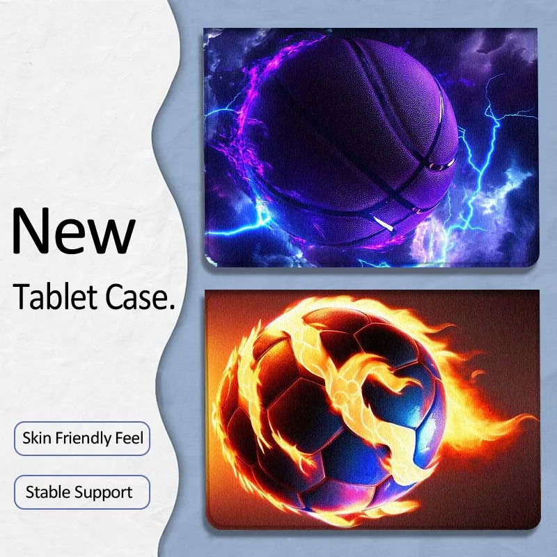 

Football Basketball Cool Gift For Samsung Galaxy Tab A7 A A8 A9 A11 S6 S11 10.1 10.4 10.5 Inch Lite PLus Soft Tablet Case