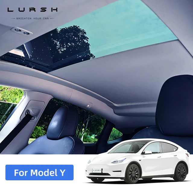 

Factory Direct Car Awning for Tesla Model Y New Pushpull Panoramic Electric Sunroof Sunshade