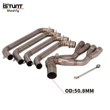 適用於 Honda CB650F CB650R CBR650 CBR650F 2014-2022 機車排氣系統前中段連接管 Escape 51mm 摩托車消音器 8 最佳銷售 本田 CB650R 逃逸 - №7