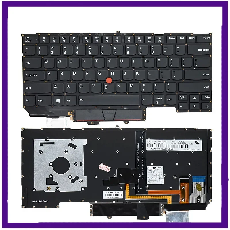 

New keyboard with backlit For lenovo thinkpad X1 Carbon 6th 2011