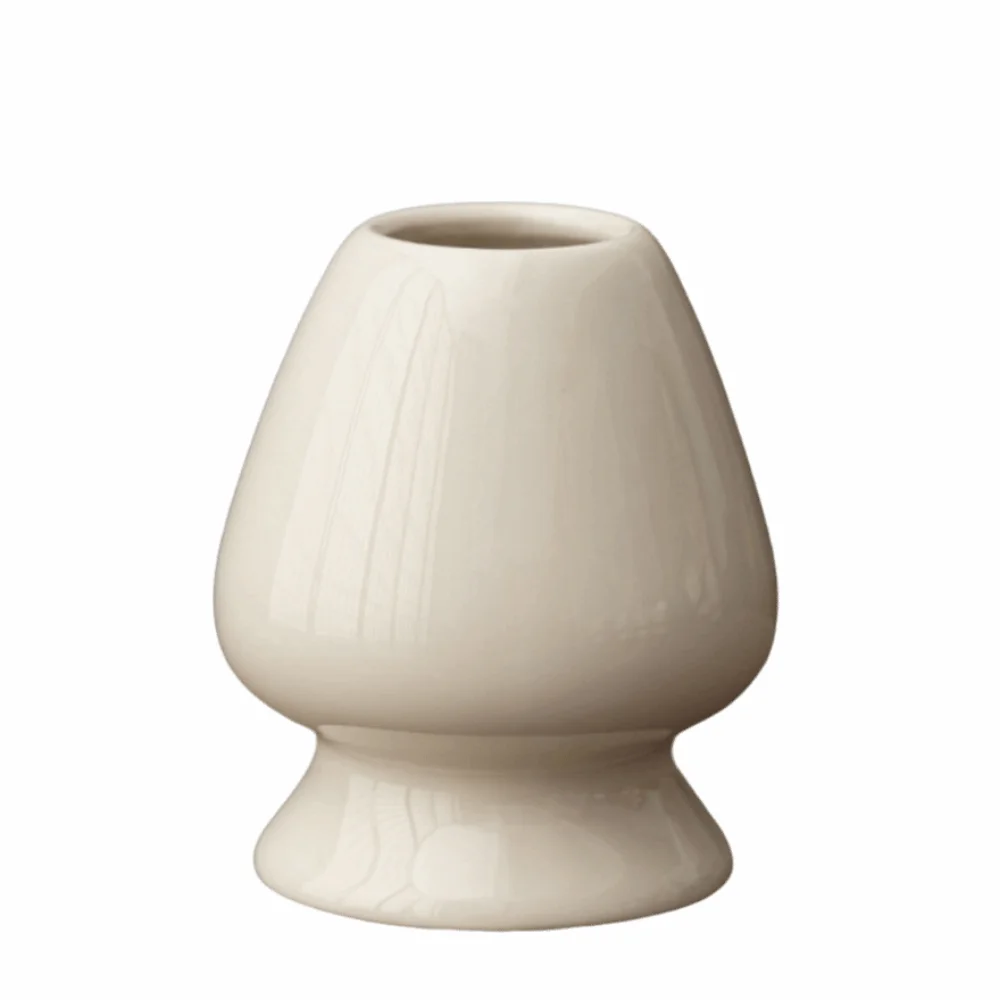 

Vintage Matcha Whisk Stand Durable Smooth Surface Ceramic Chasen Holder Retro Solid Color Chasen Stand Tea Ceremony Tool