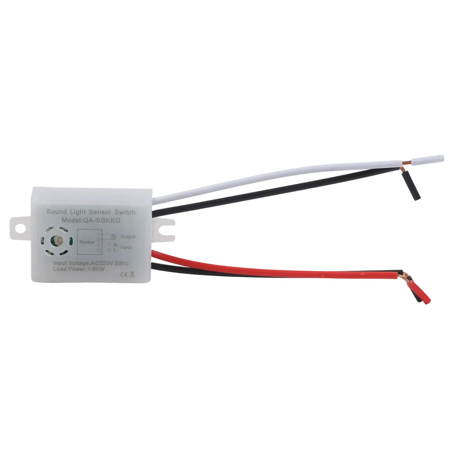 Auto On Off Switch 220V Sensor Switch Indoor Lighting 33*21*16mm Delay Shut-Off Function Energy Efficient Lighting