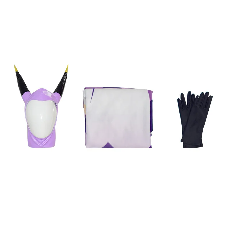 Hazbin Adam Cosplay Anime Hotel First Man Mask Angel Halo Cosplay Clothes Costume Suit Cos Halloween Party Adult Men Costume