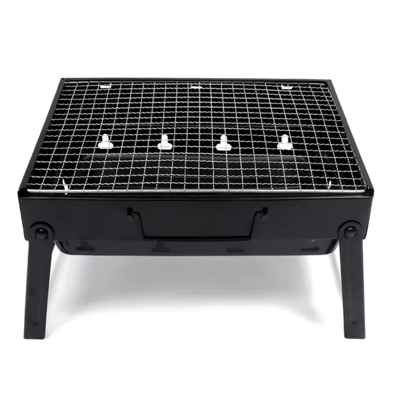 New Suitcase Design Mini Stainless Steel Portable Barbecue Grill Folding Outdoor Charcoal BBQ Grills