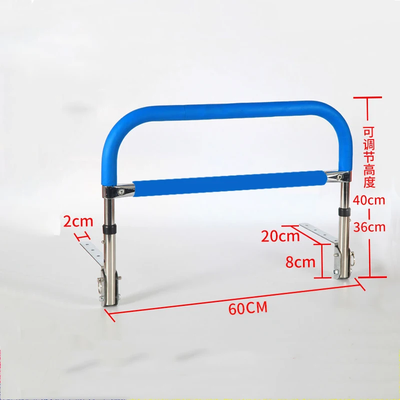 Safety Height Senior Bed Rails Side Handle Tool-Free Assembly Senior Bed Rails Elderly Sicurezza Letto Elderly Furniture