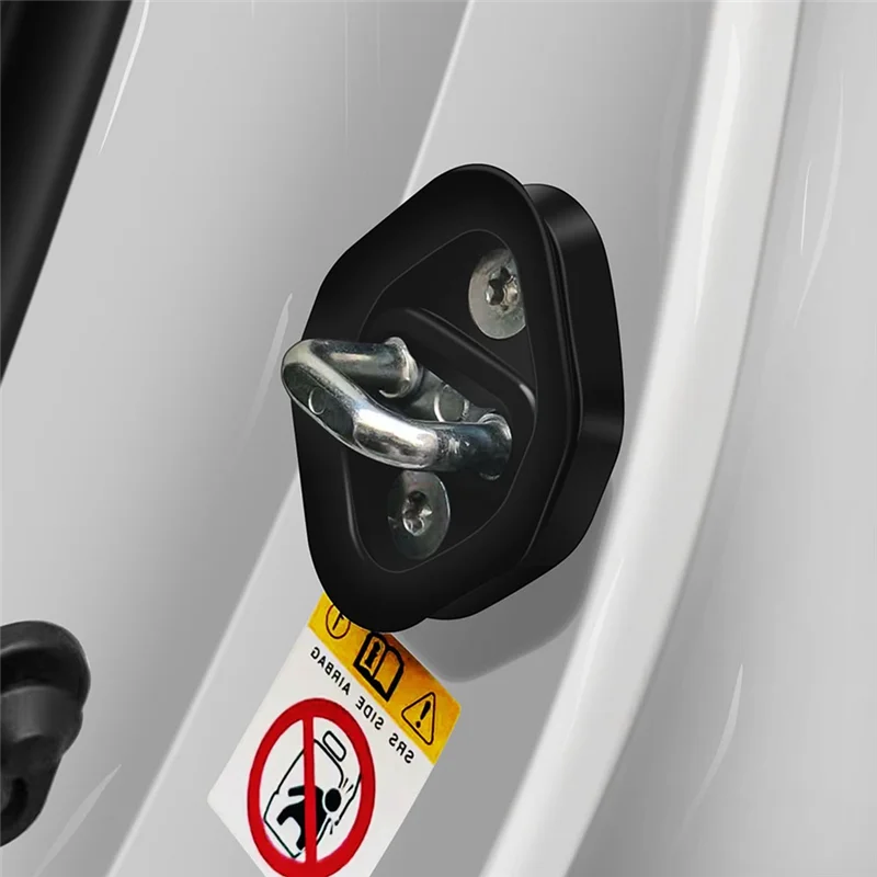 واقي قفل باب السيارة من السيليكون ، يقلل الضوضاء ، سدادة المزالج ، أغطية لهوندا أكورد ، سيفيك ، CRV ، HRV ، أوديسي ، مجموعة واحدة