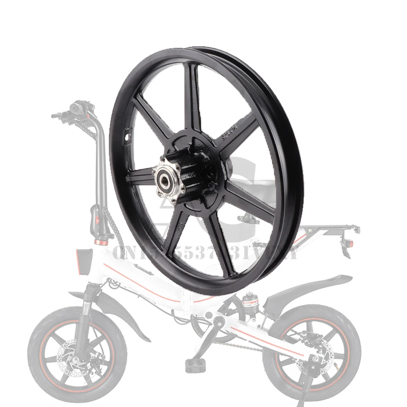 

14-inch aluminum wheel 14x1.75 disc brake front rim suitable for electric scooters, electric bicycles, folding bicycles