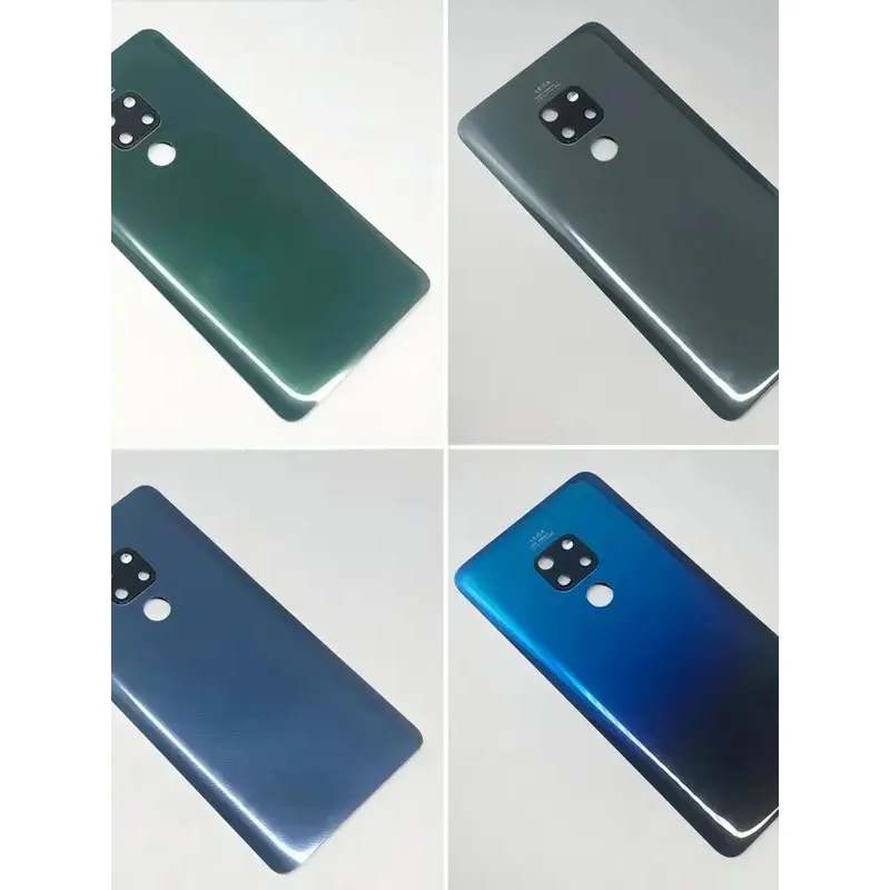 Задний корпус для Huawei Mate 20 HMA-L09 HMA-L29, стеклянная крышка батарейного отсека, ремонт, замена задней крышки телефона с объективом камеры