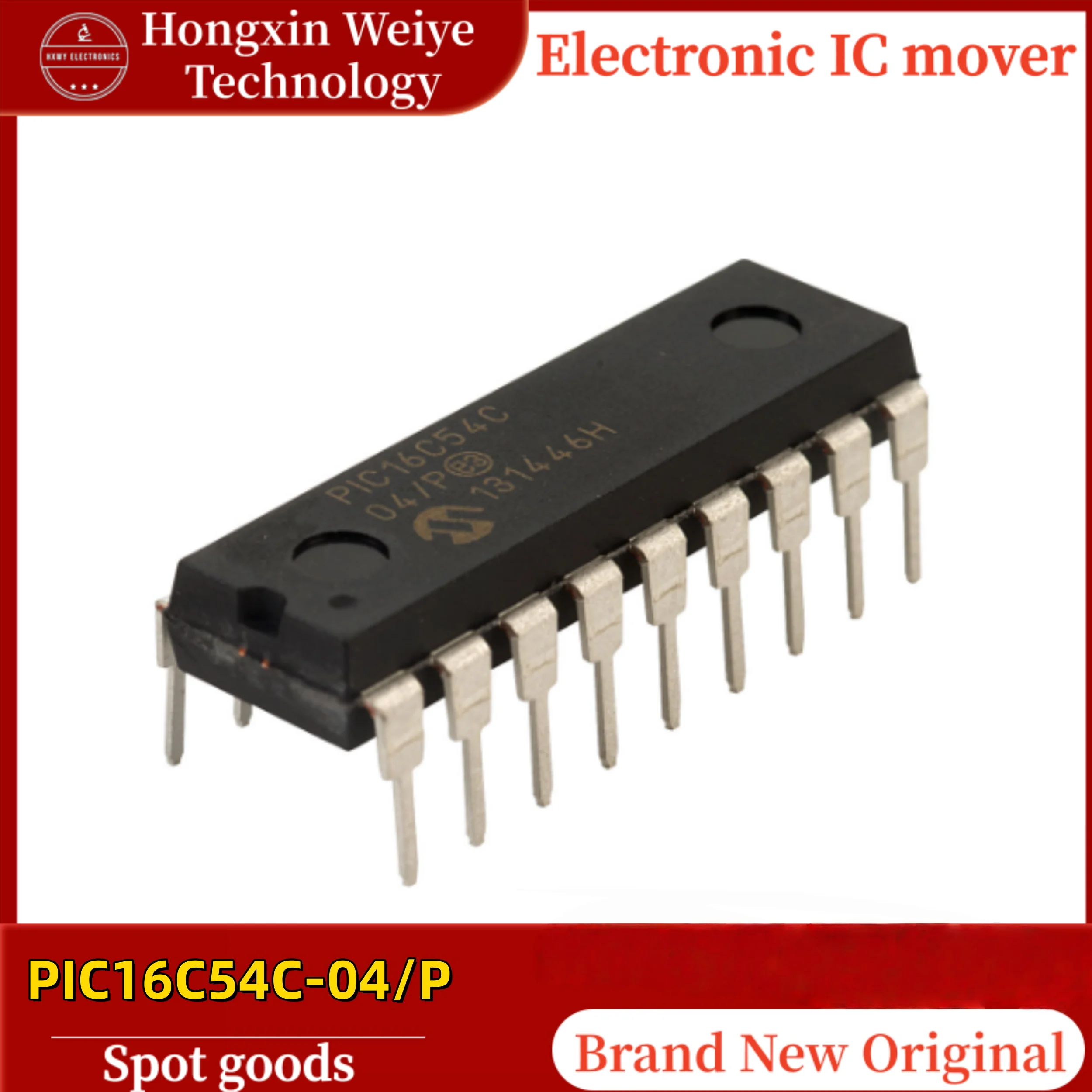 

2/5 PCS PIC16C54C-04/P PIC16C54C DIP-18 MCU Brand New In Stock