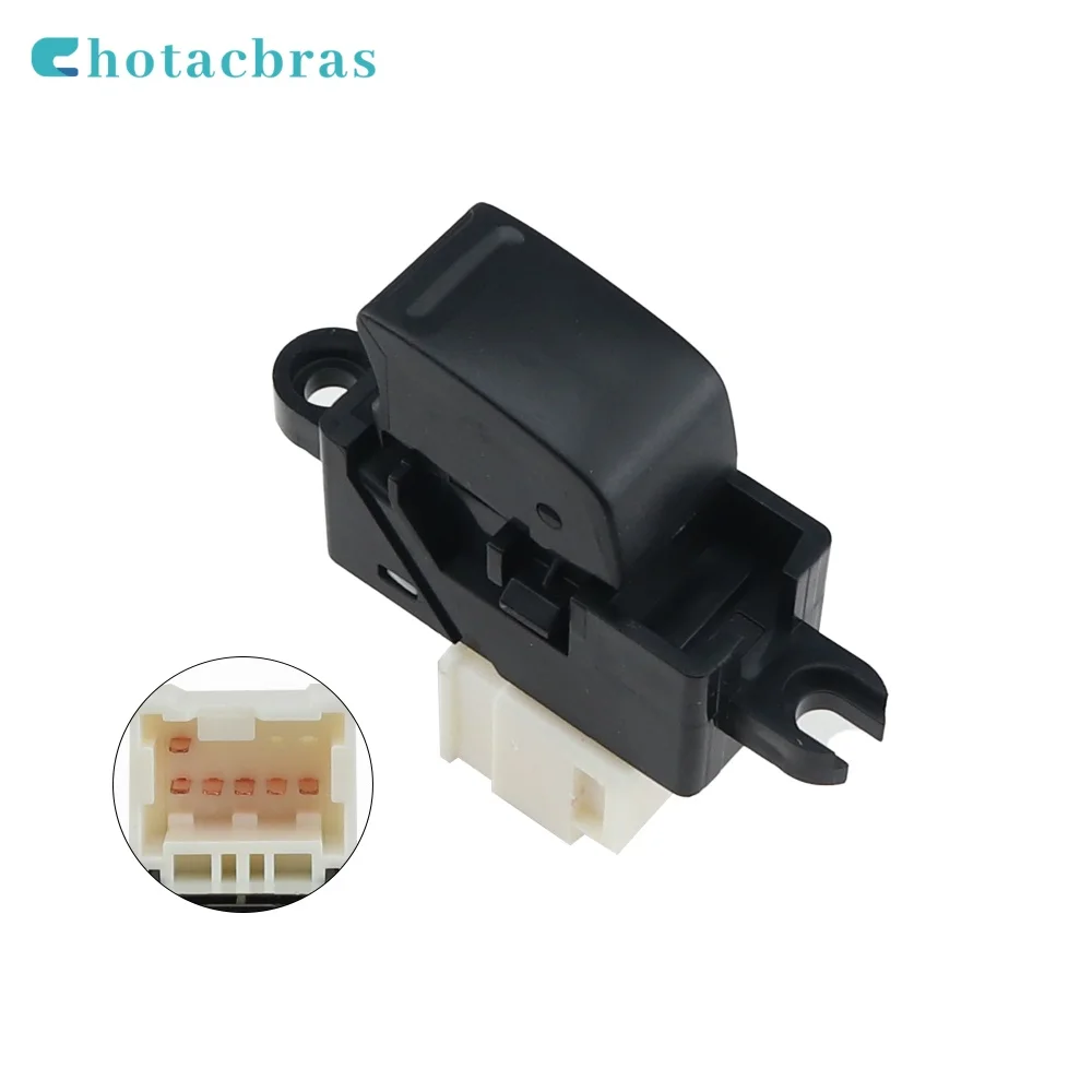 Para nissan-Pathfinder x-trail Almera Patrol GU Y61 MK2 R20 T30 botón de interruptor de Control de elevador de ventana de coche 25411-0V000 6 pines