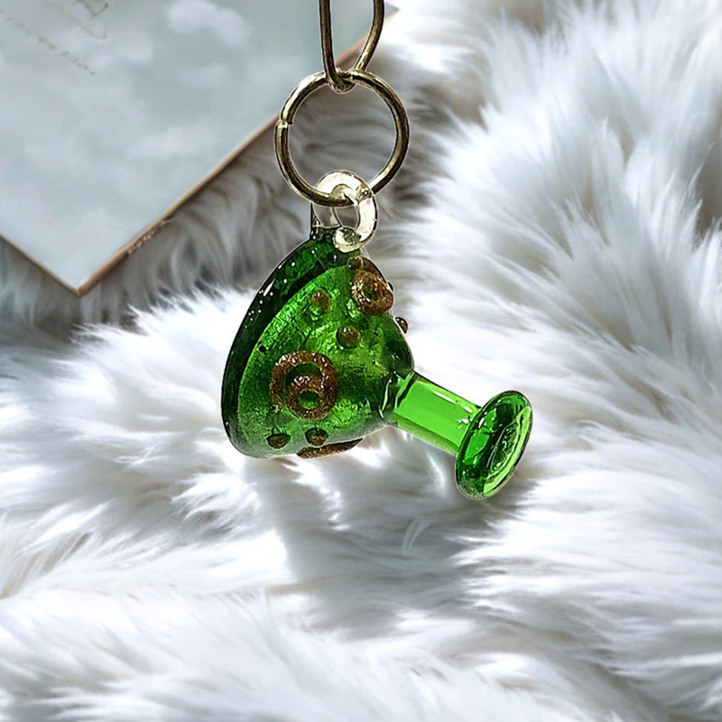 

2pcs Cute Mini Goblet Glass Pendant Ornaments for DIY Jewelry Earrings Making Accessories or Bar Party Wine Glass Charms Markers