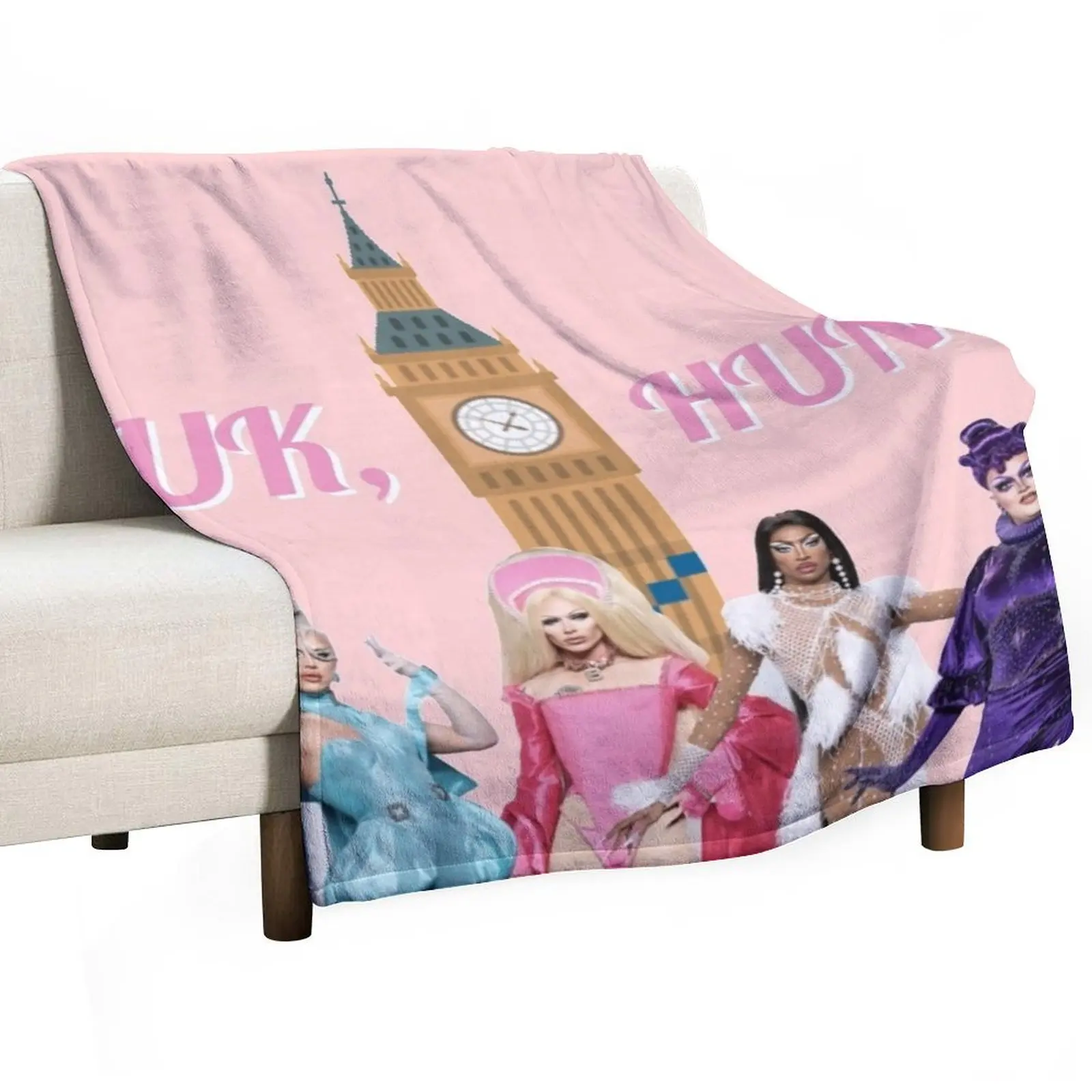 

Uk, Hun RuPauls Drag Race UK United Kingdolls Throw Blanket decorative funny gift Hairys manga Blankets