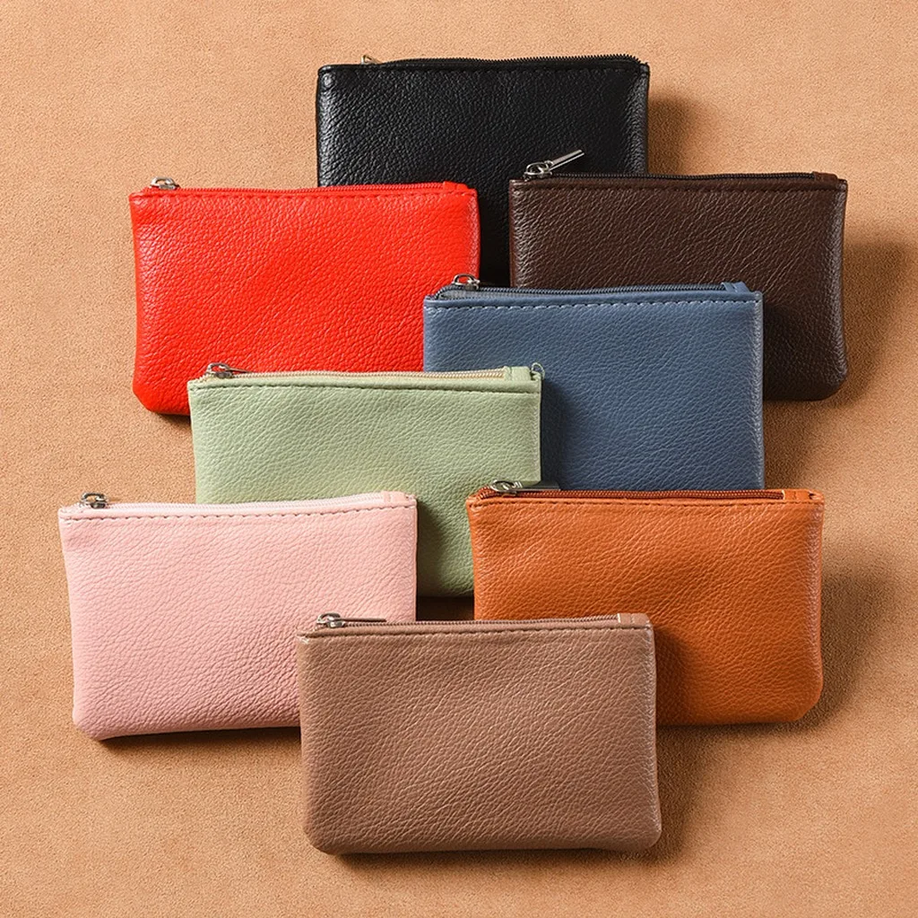 Key Storage Pouch Compact Small Card Holder Unisex Coin Purse Urban Portable Coin Purse For Commuting Short Trips Card Storage