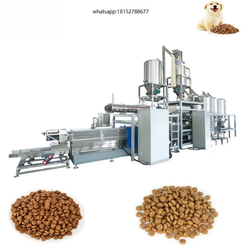 Standards Dry Pet Food Extruder  Dog Food Production Line Cat Food Processing Machine