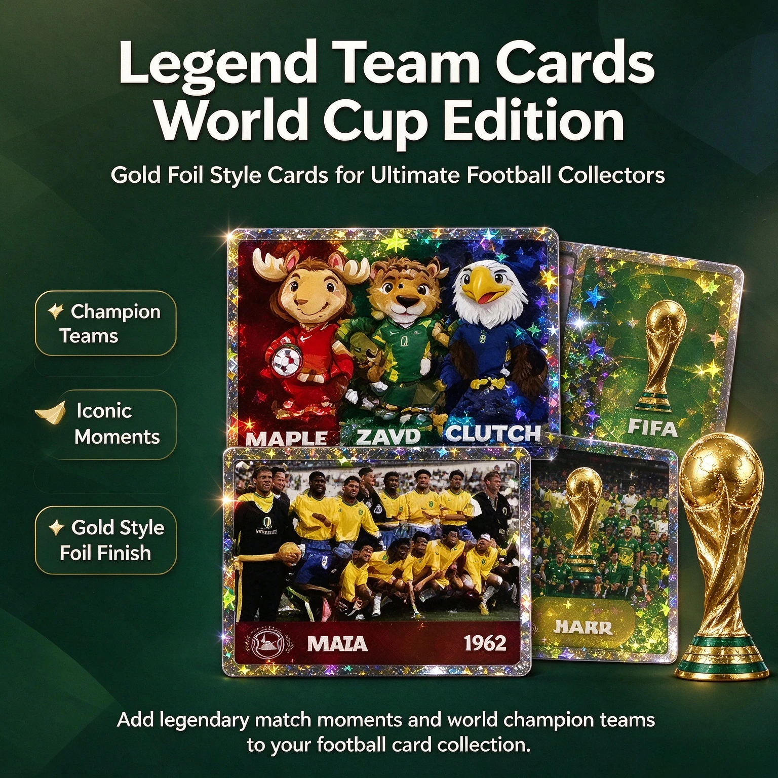 2026 Panini World Cup Mystery Blind Box, Assortment of Soccer Trading Cards Stickers,Surprise Sports Collectibles for Hobby Fans