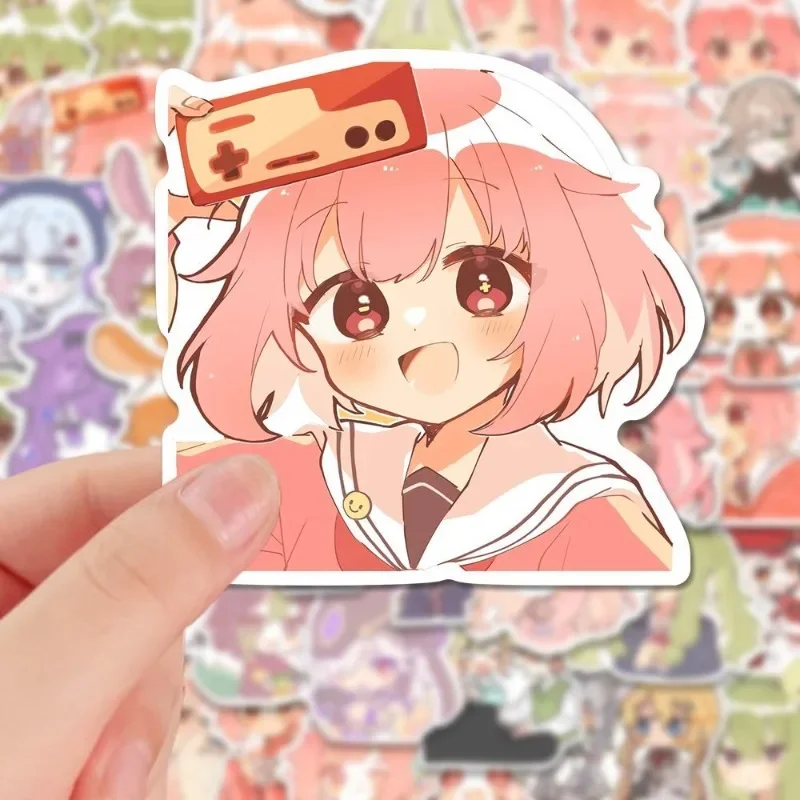 Akiyama Mizuki Sticker Anime Yoisaki Kanade Stationery Stickers Cartoon Creative Water Proof Student School Supplies Decor Gift