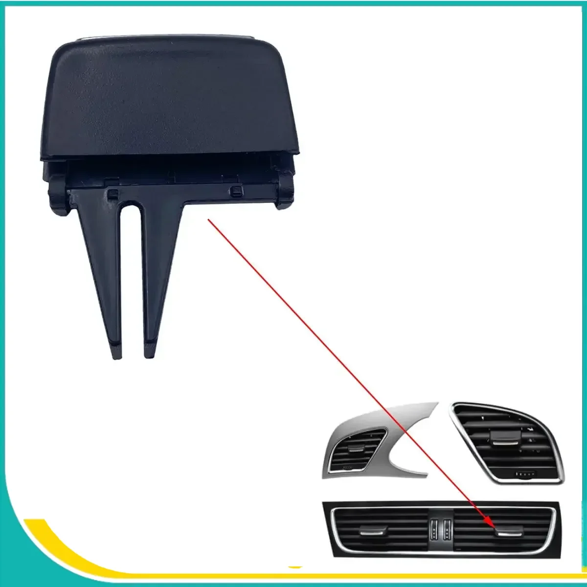 For Audi A4 B8 Avant A5 8T Sportback S4 2009-2015 8K1820901 8K1820902F 8K1820951F 1x Dash AC Air Vent Grill Pick Trim Slide Clip