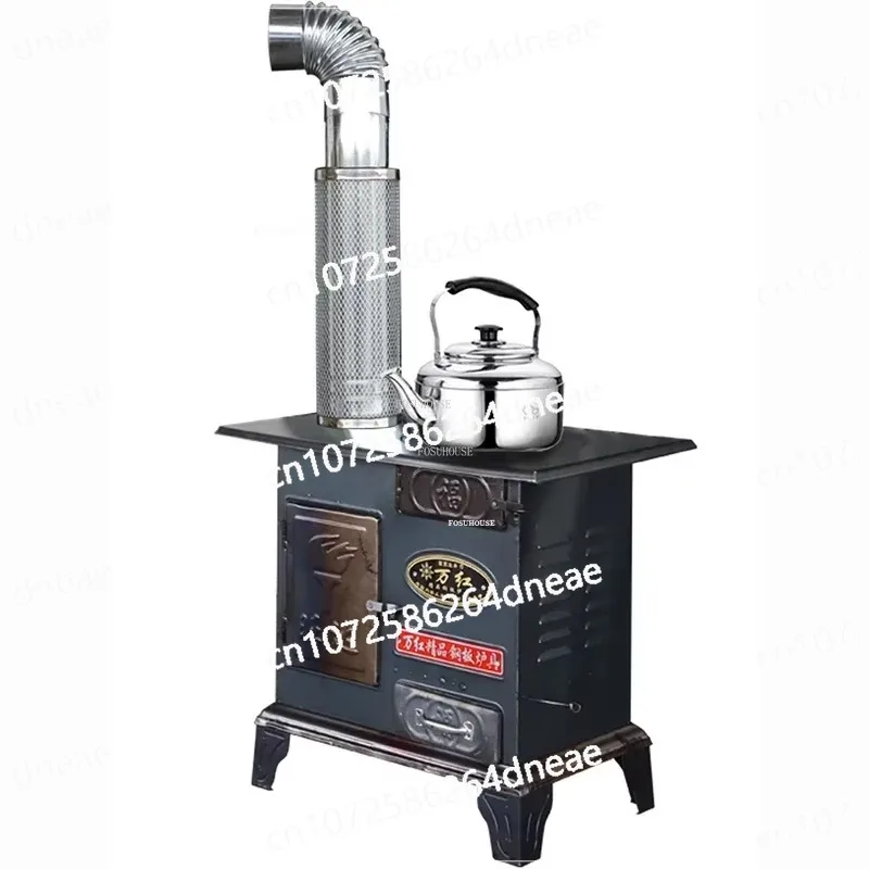 Estufa calefactora de leña Simple y moderna, chimenea interior para el hogar, chimenea para acampar al aire libre, hoguera, fiesta, hierro fundido, brasero de invierno