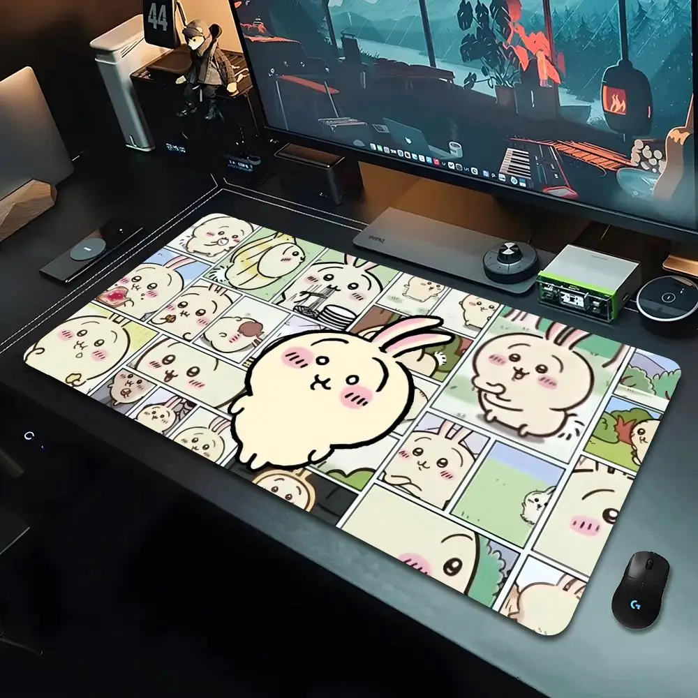 Kawaii C-Chiikawas Mouse Pad Computer Accessories Gaming valorant Mouse Pad Office Pads Pc Extended Carpet Large Game Mats