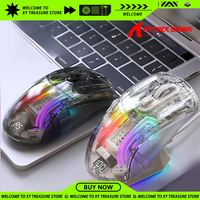 Attack Shark X2 Pro Gaming Mouse Magnetic Charging Mouse Wireless Bluetooth Three-Mode RGB Backlight Low Delay Transparent Mouse