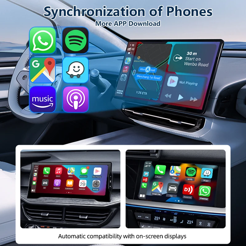 Neue 5,0 Mini 5 Pro Smart CarPlay USB Dongle Drahtlose Android Auto CarPlay Dual Kanal Arbeit WiFi BT Wireless Connect Telefon