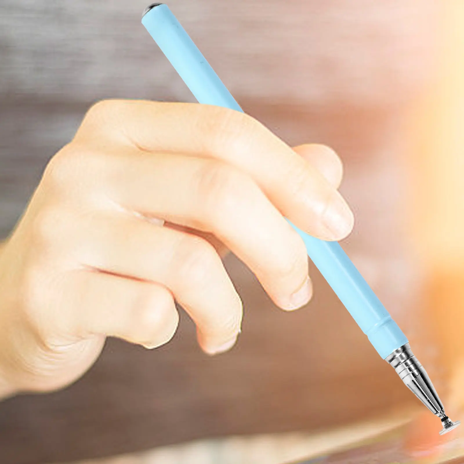 Telescopic Stylus Pen Stainless Steel Body Smooth Tip No Scratch Precision Control for All Capacitive Touch Screens Tablet Phone