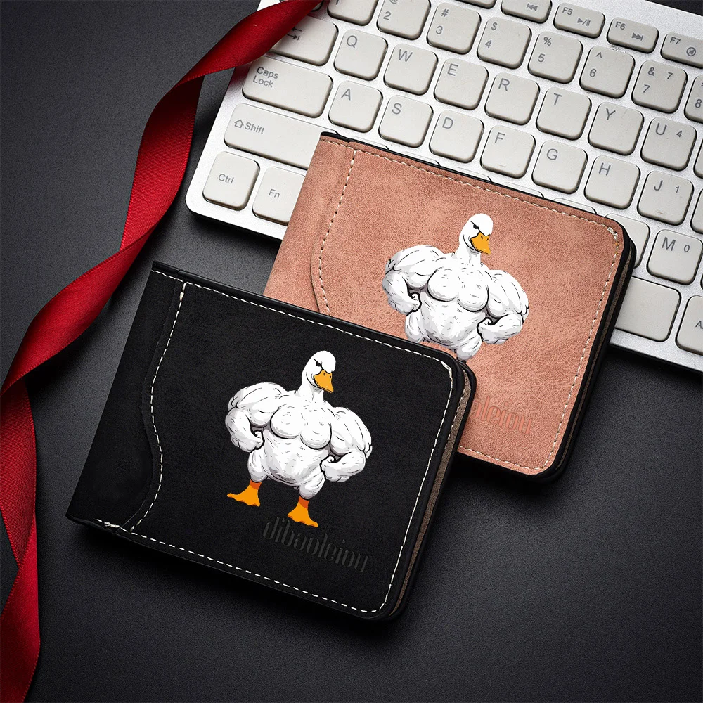 Men's Ultra-thin Multi-functional Casual Wallet for Storing Credit Cards, ID Cards, Stylish and Personalized Folding Wallet